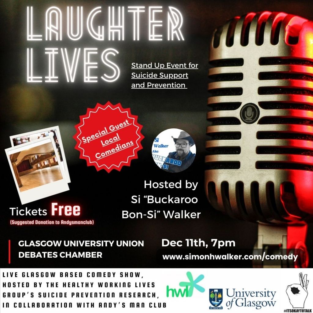 Laughter Lives comedy event artwork